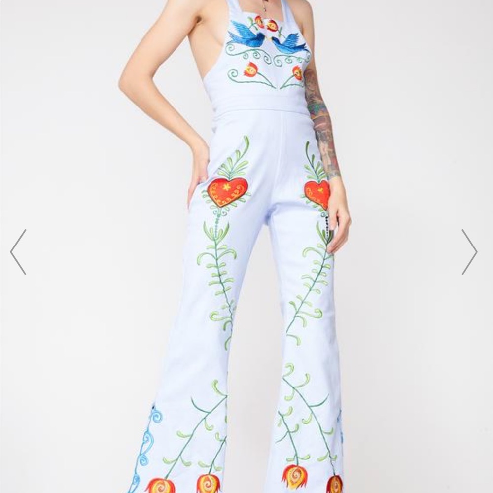 Fillyboo Floral Embroidered Jumpsuit - Picture 5 of 15